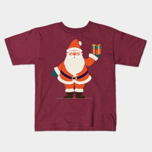 Cute santa claus for christmas day Kids T-Shirt